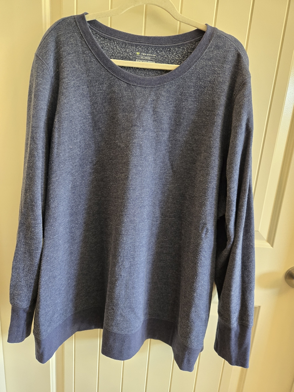 Women's Crewneck Pullover Sweater - Dark Blue Size 4x